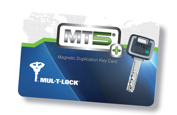 5ης γενιάς υψηλής ασφάλειας κύλινδρος MUL-T-LOCK MT5 με παντεταρισμένο κλειδί